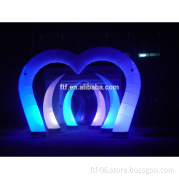 cheap hot sale custom festival decoration LED giant most popular outdoor holiday high quality portable Inflatable LED arch door